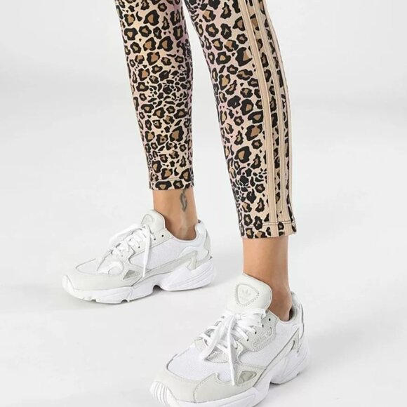 Adidas 3 Stripes Leopard Leggings 7/8 Women's US SIZE SMALL Brand New in Bag - Picture 8 of 14
